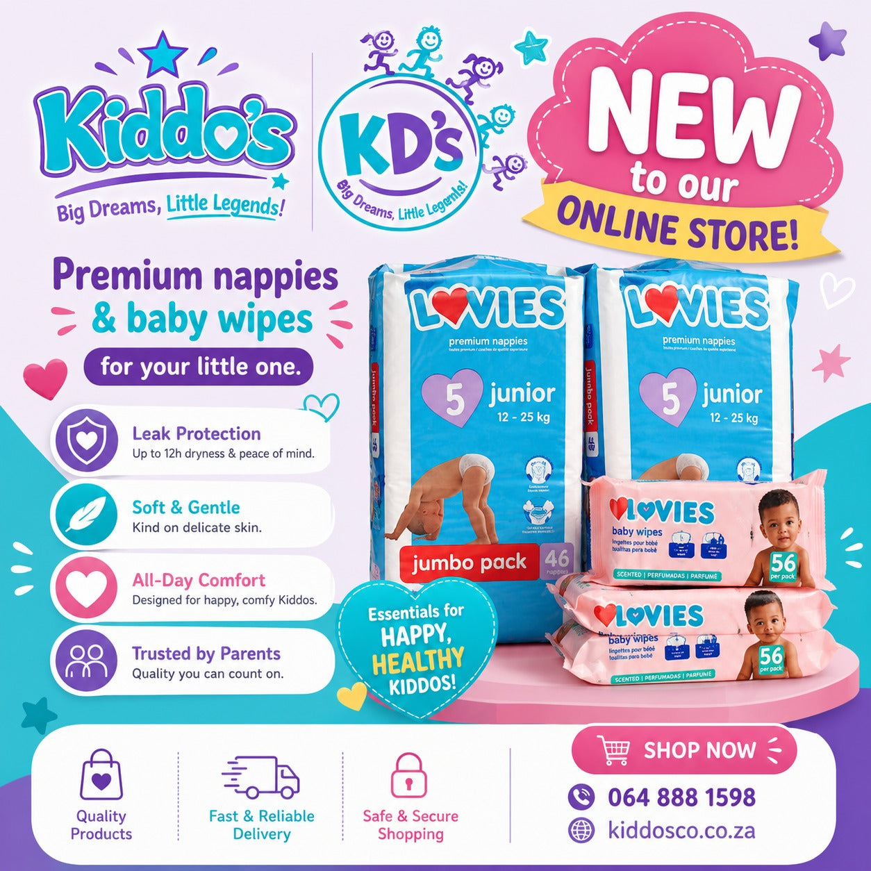 Affordable Lovies Nappies